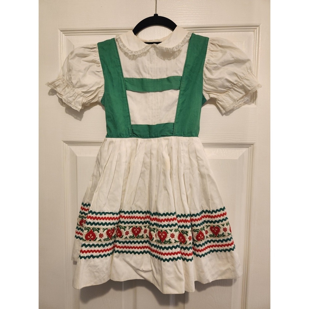 VTG Handmade Children's Oktoberfest Dirndl Dress - Picture 6 of 11
